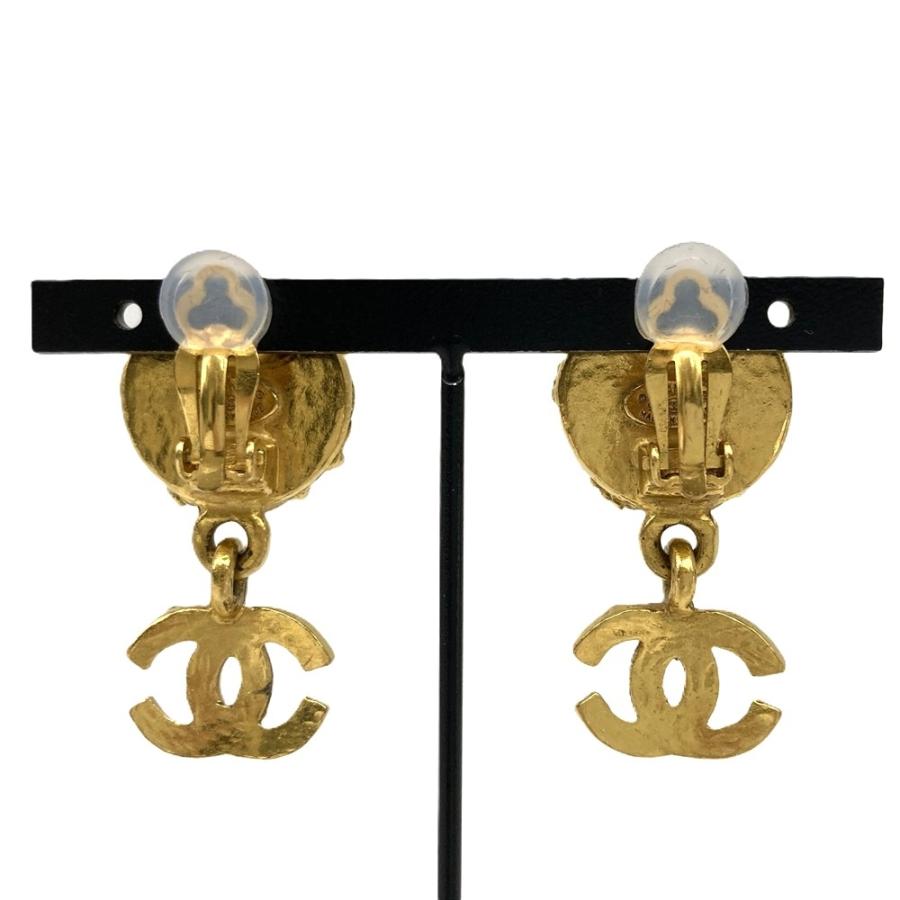 CHANEL（シャネル） ココマーク GP イヤリング メタル 96A ブラック