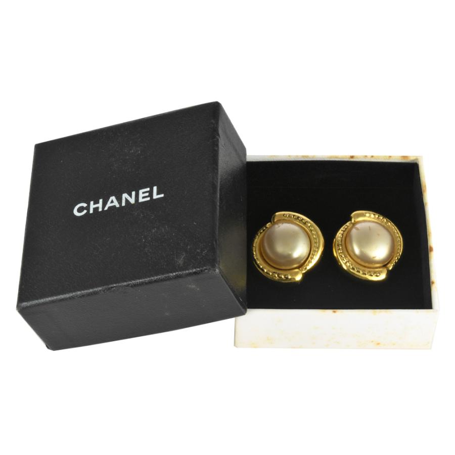 CHANEL シャネル フェイクパール イヤリング ヴィンテージ 23