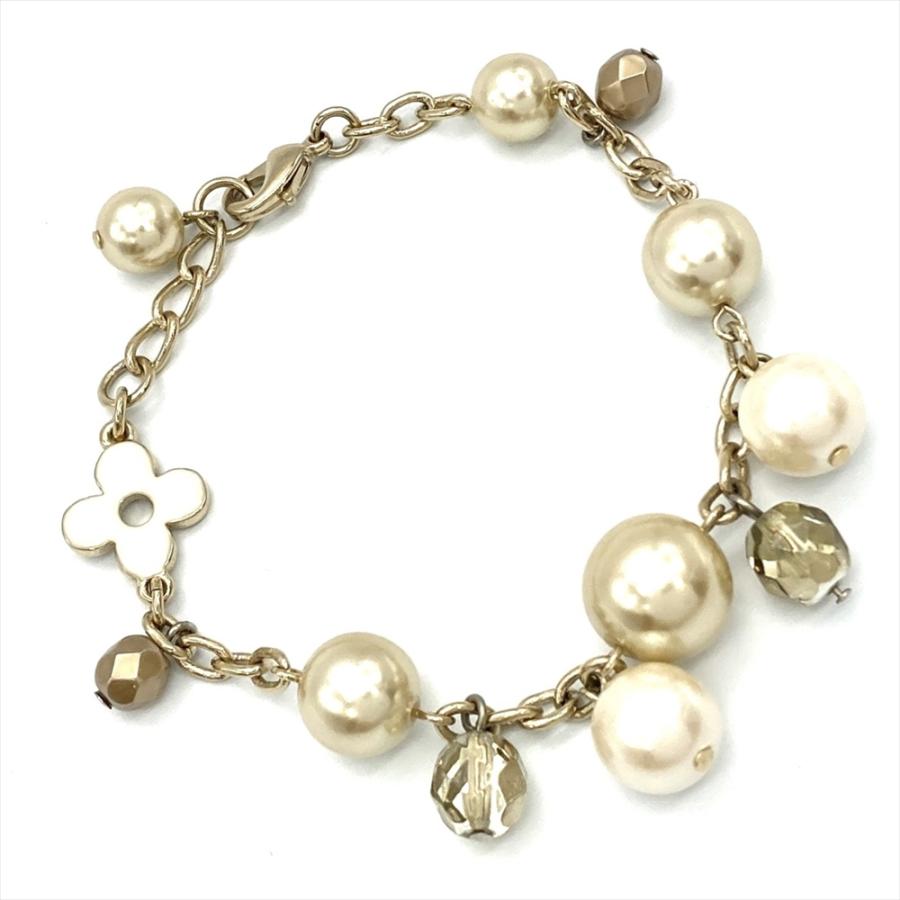 （美品）ANTEPRIMA パール&ビジュー  ブレスレット ANTEPRIMA - アンテプリマ パール ビジュー ブレスレットの通販 by