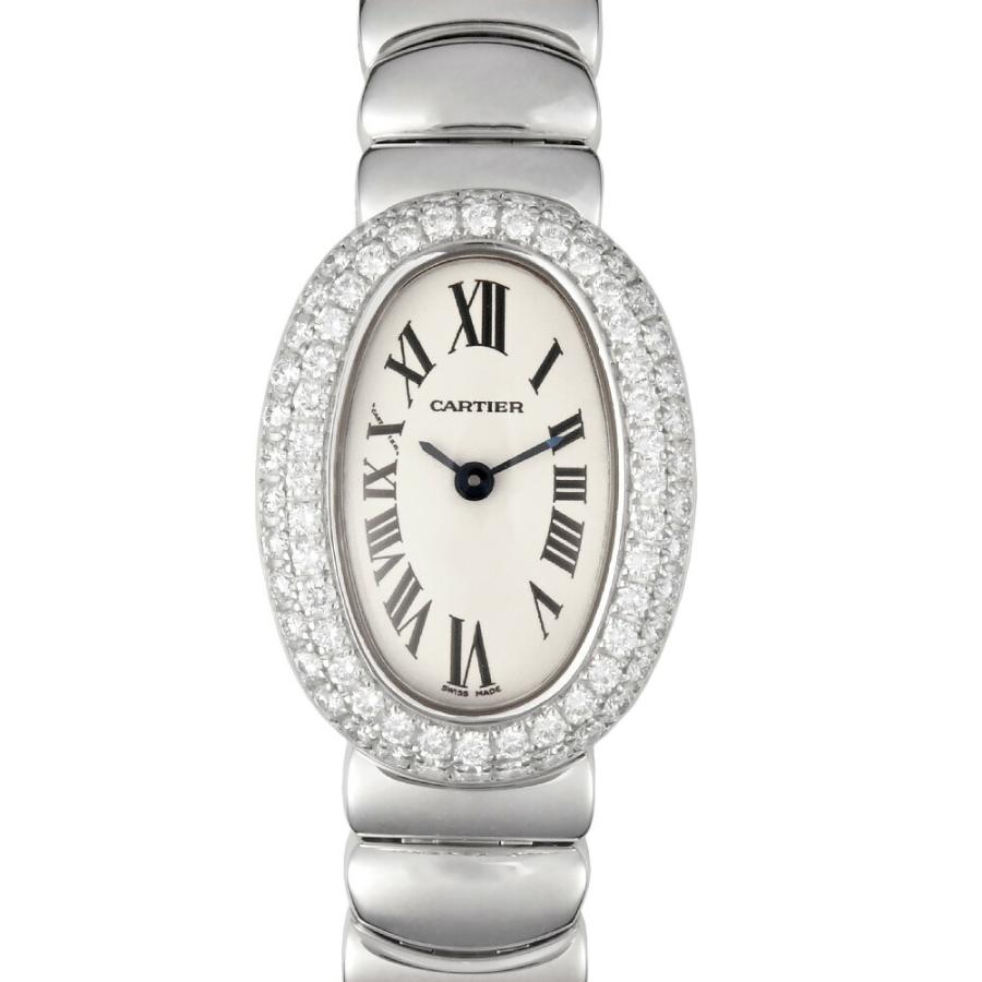 Cartier（カルティエ） ミニベニュワール K18WG 二重 ダイヤベゼル 金