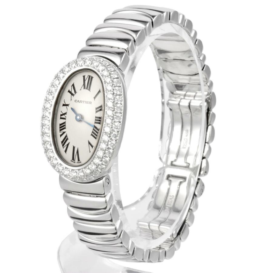 お値下げ不可　caltier カルティエ ミニ　ベニュワール　WG Cartier（カルティエ） ミニベニュワール K18WG 二重 ダイヤベゼル 金