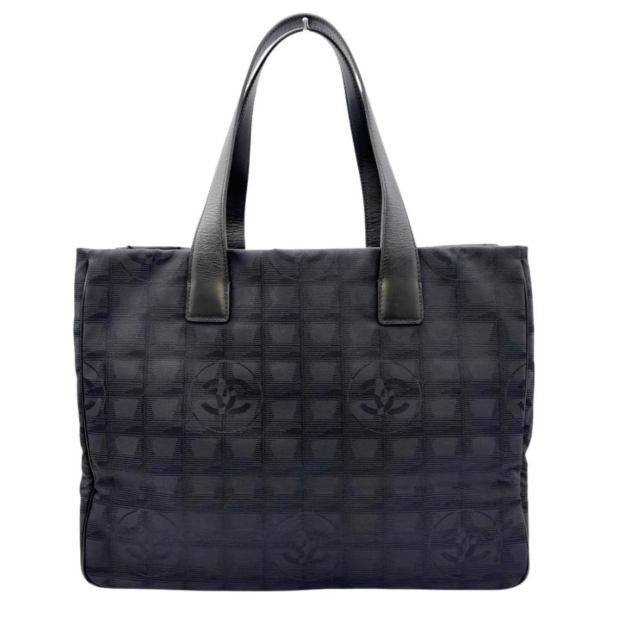 シャネル CHANEL ニュートラベルライン MM トートバッグ ナイロン A15991 ブラック レディース