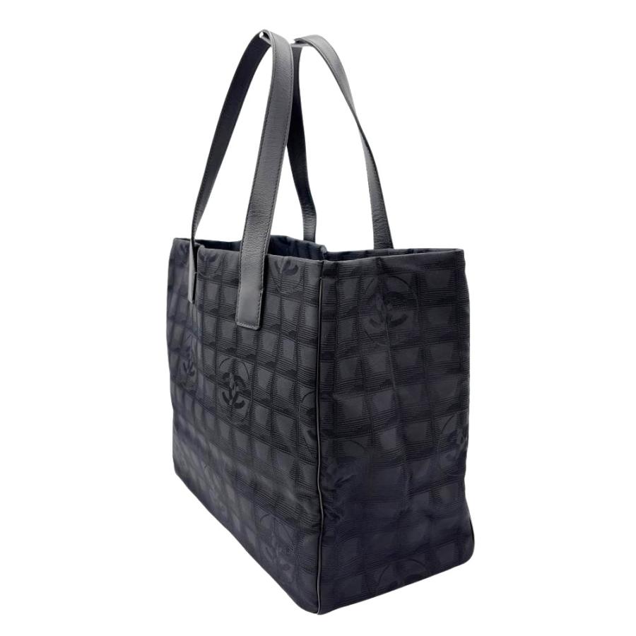 シャネル CHANEL ニュートラベルライン MM トートバッグ ナイロン A15991 ブラック レディースの画像