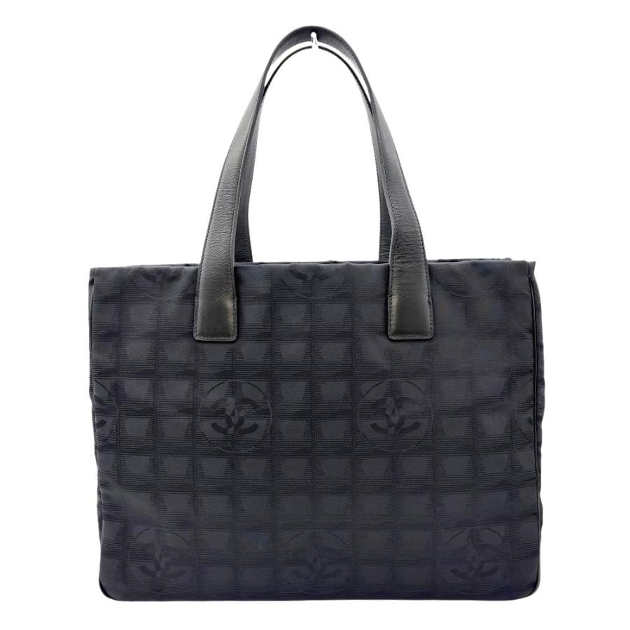 シャネル CHANEL ニュートラベルライン MM トートバッグ ナイロン A15991 ブラック レディースの画像