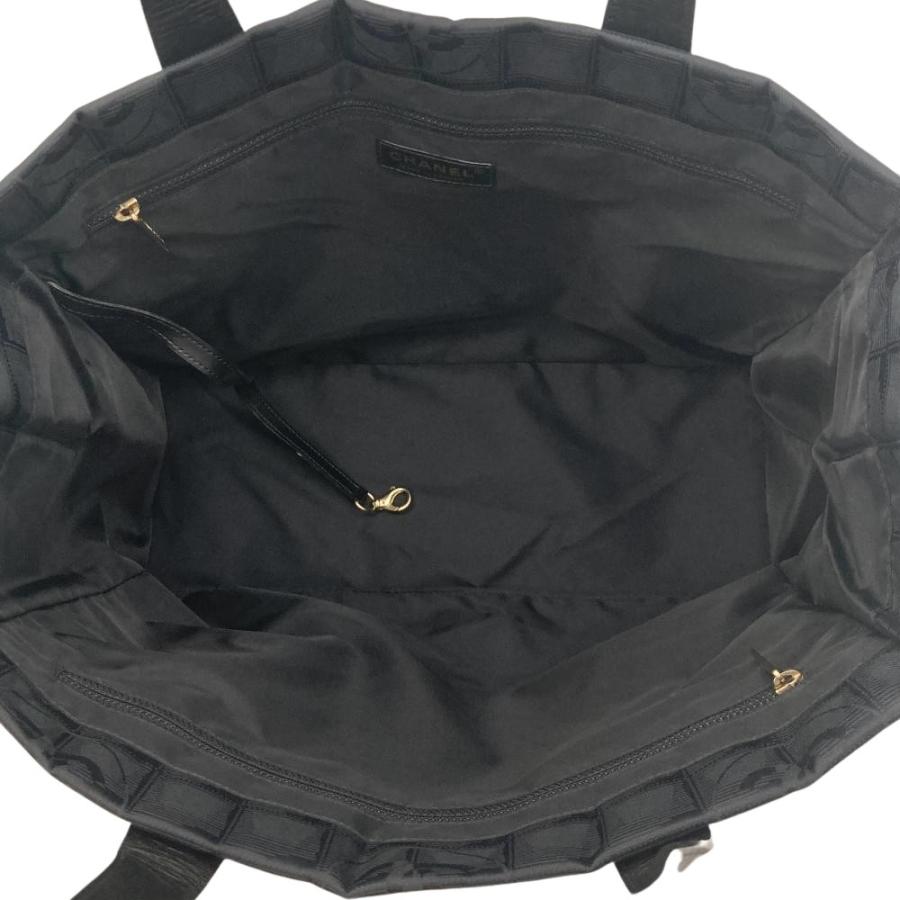 シャネル CHANEL ニュートラベルライン MM トートバッグ ナイロン A15991 ブラック レディースの画像