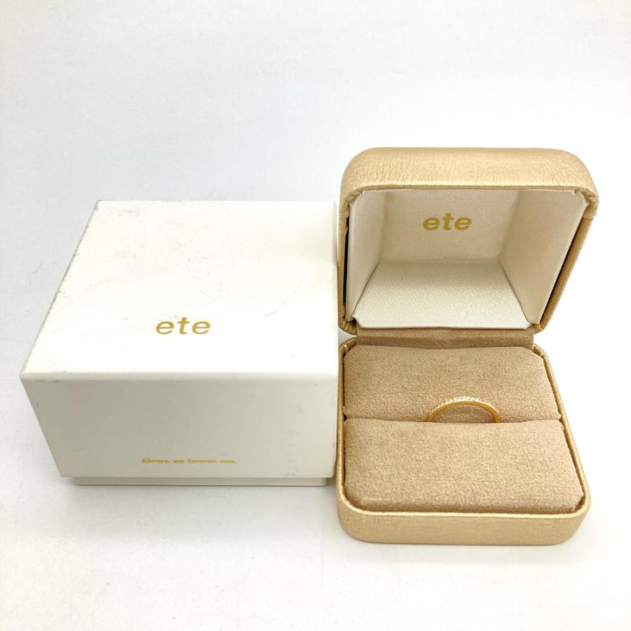 ete エテ ハーフエタニティ リング 指輪 ダイヤモンド 0.06ct 約