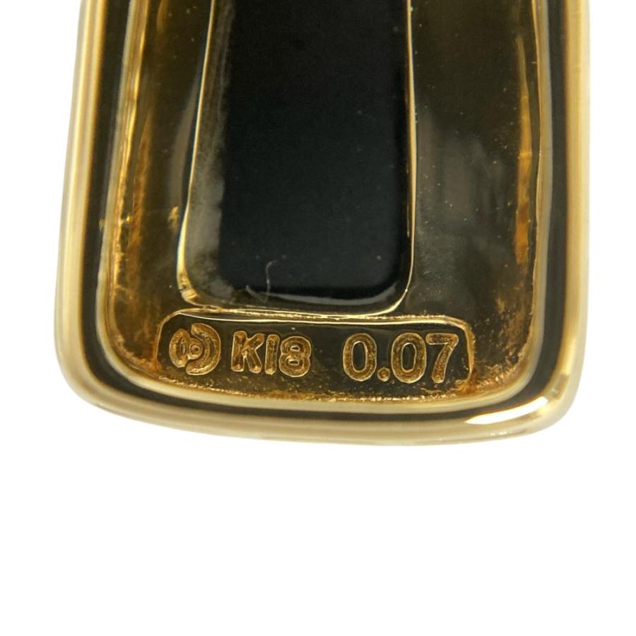 タサキ TASAKI デザイン ペンダント ネックレス オニキス K18YG 7.4g