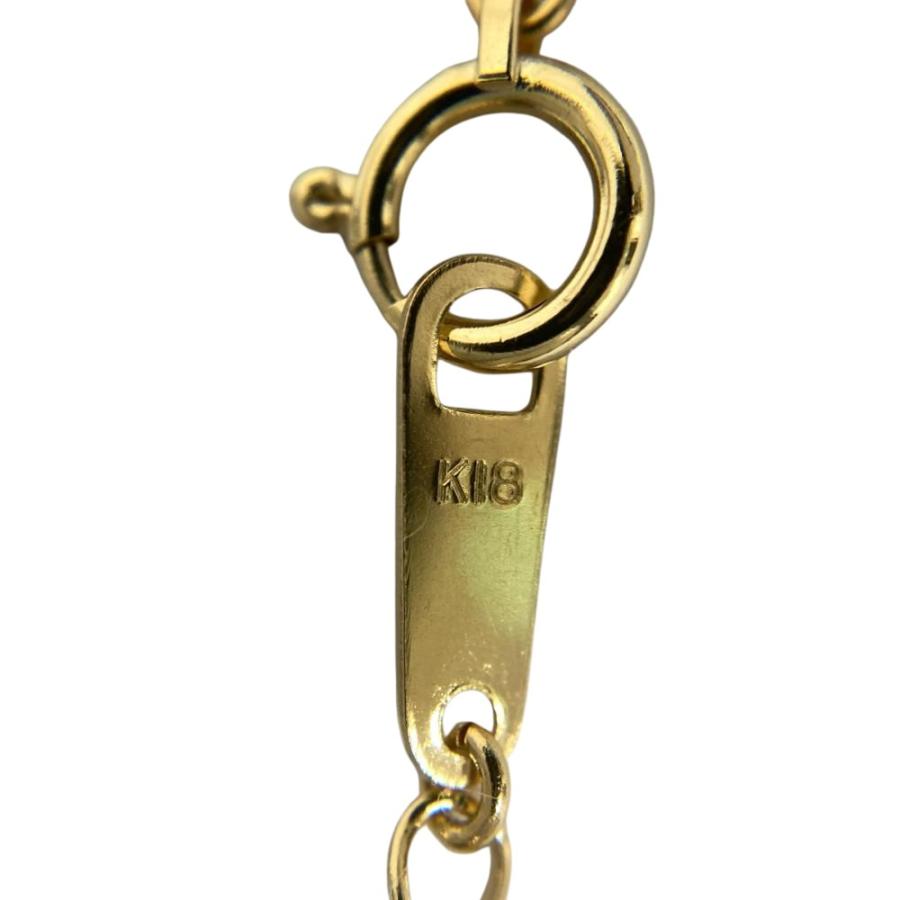 タサキ TASAKI デザイン ペンダント ネックレス オニキス K18YG 7.4g