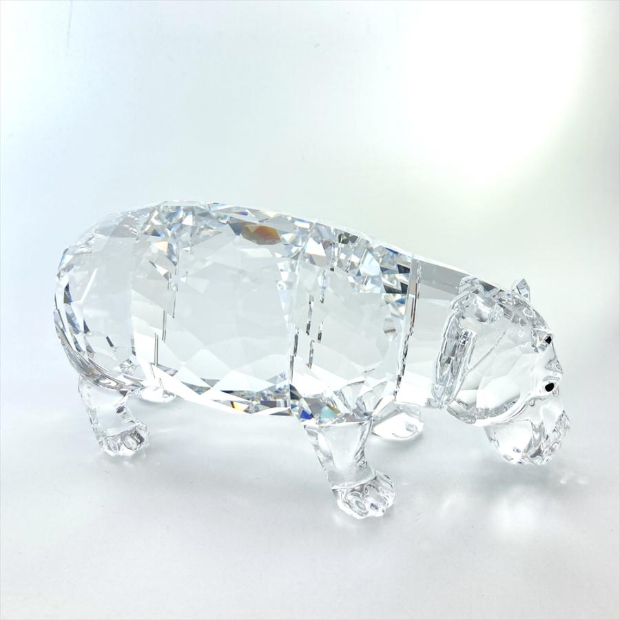 【廃盤】スワロフスキー カバの親子 置物 SWAROVSKI（スワロフスキー） カバの親子 オブジェ 置物 5135920