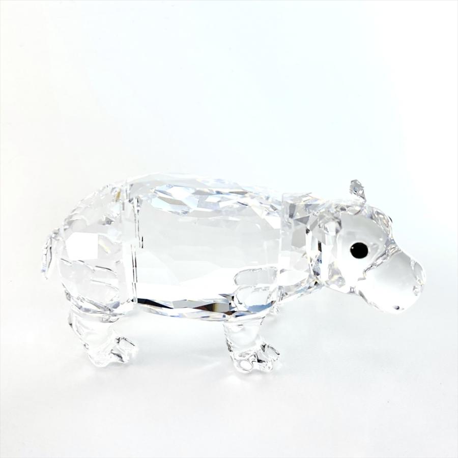 SWAROVSKI（スワロフスキー） カバの親子 オブジェ 置物 5135920