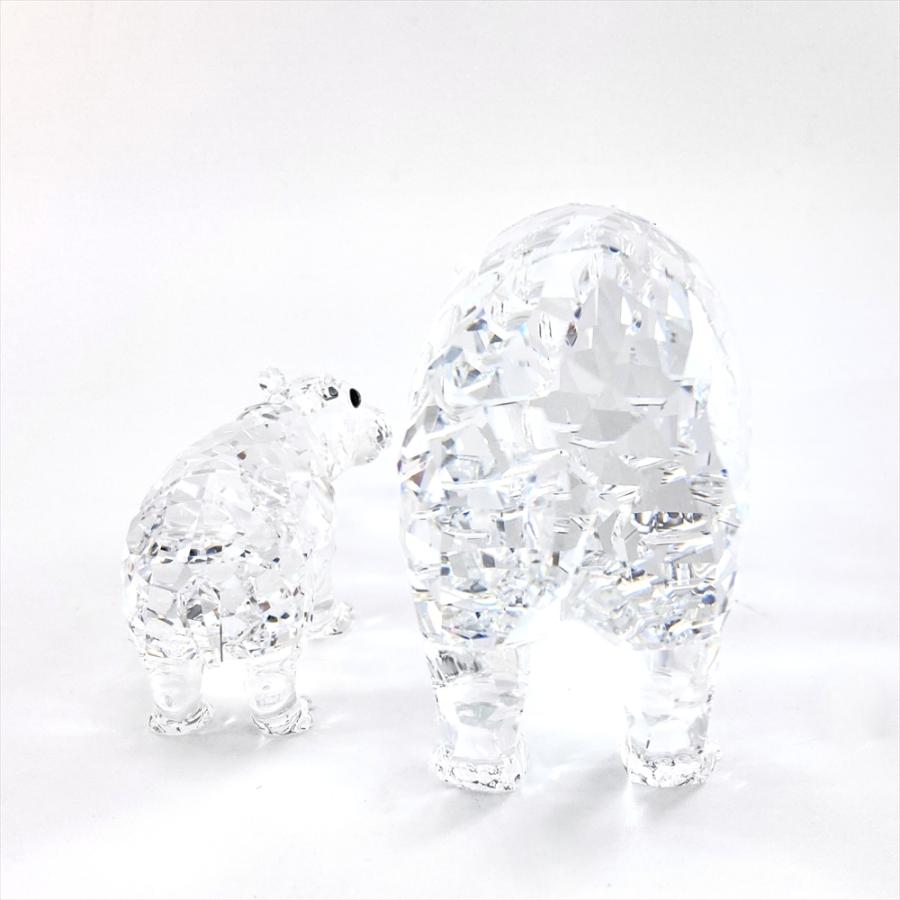 SWAROVSKI（スワロフスキー） カバの親子 オブジェ 置物 5135920