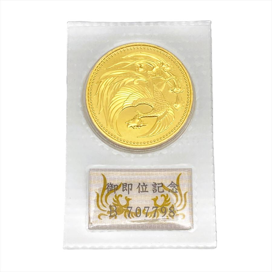 天皇陛下御即位記念 記念硬貨 10万円金貨 平成2年 純金 30g 金貨