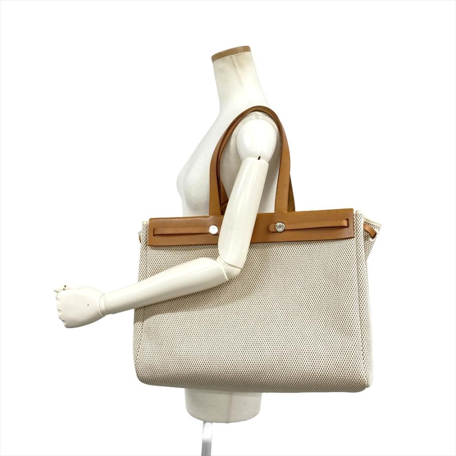 エールバッグ エルメス HERMES カバスGM トートバッグ トワルアッシュ