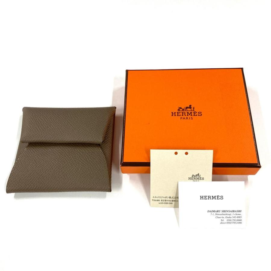 新品未使用Paris購入！エルメス バスティア ゴールド ケース 刻印W HERMES（エルメス） バスティア コインケース ヴォーエプソン W刻印