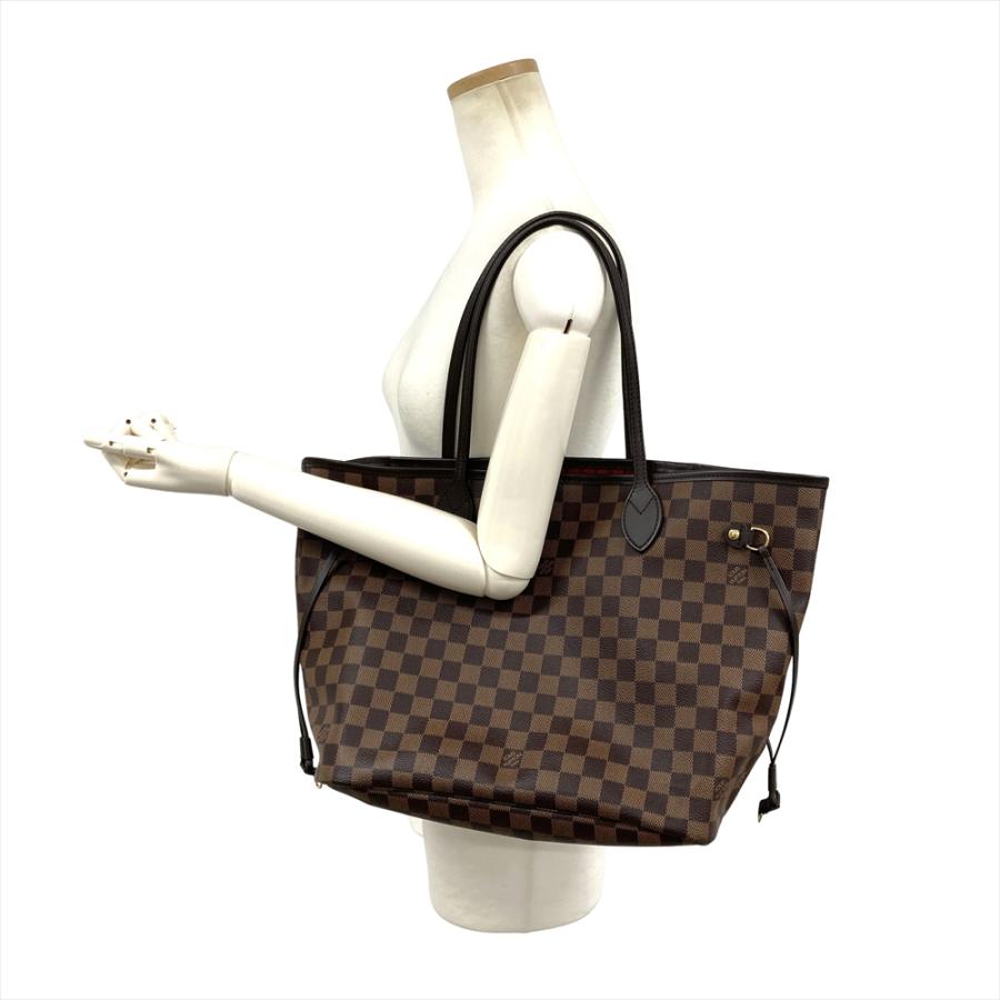 LOUIS VUITTON LV ダミエ ネヴァーフル トートバッグ ポーチ付き LOUIS VUITTON（ルイ・ヴィトン） ネヴァーフルMM トートバッグ ダミエ