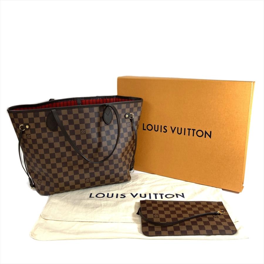 Louis Vuitton ダミエ・エベヌ N60019 ファスナー故障 LOUIS VUITTON（ルイ・ヴィトン） ネヴァーフルMM トートバッグ ダミエ