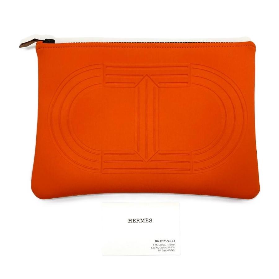 HERMES（エルメス） ネオバン マイヨン マランMM ポーチ ナイロン