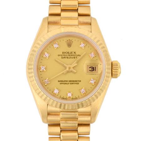 ROLEX（ロレックス） デイトジャスト 69178G K18YG 92番 レディース