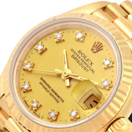 ROLEX（ロレックス） デイトジャスト 69178G K18YG 92番 レディース