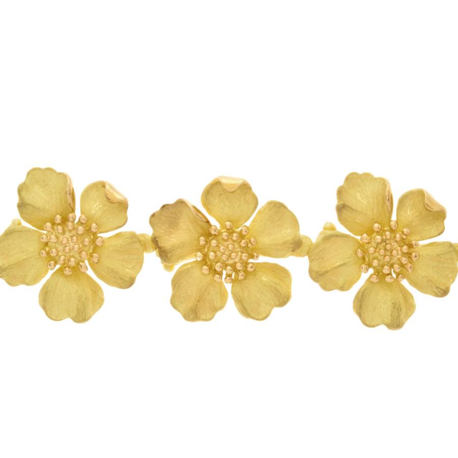 TIFFANY&Co.Yellow Flowers フラワーベース ヴィンテージ TIFFANY&Co.（ティファニー） クラシックス フラワー ブレスレット