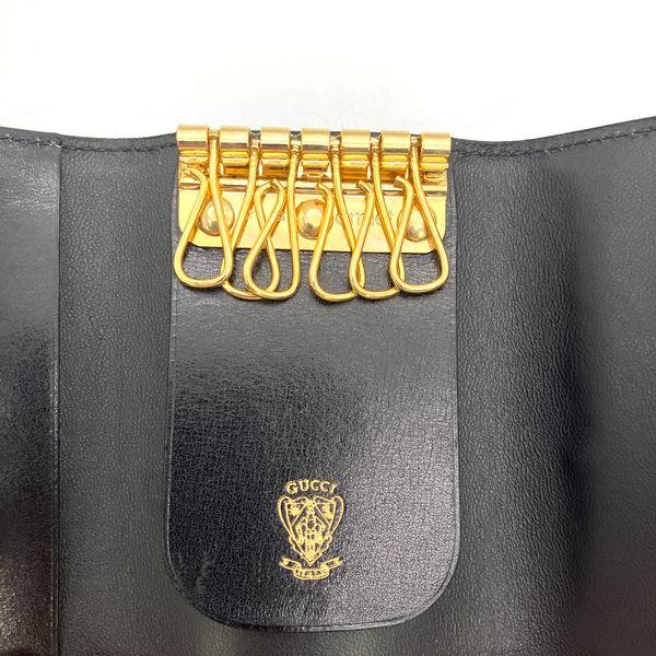 GUCCI グッチ キーケース 6連 インターロッキングGG ゴールド GUCCI（グッチ） インターロッキングG 6連 キーケース レザー 033・922