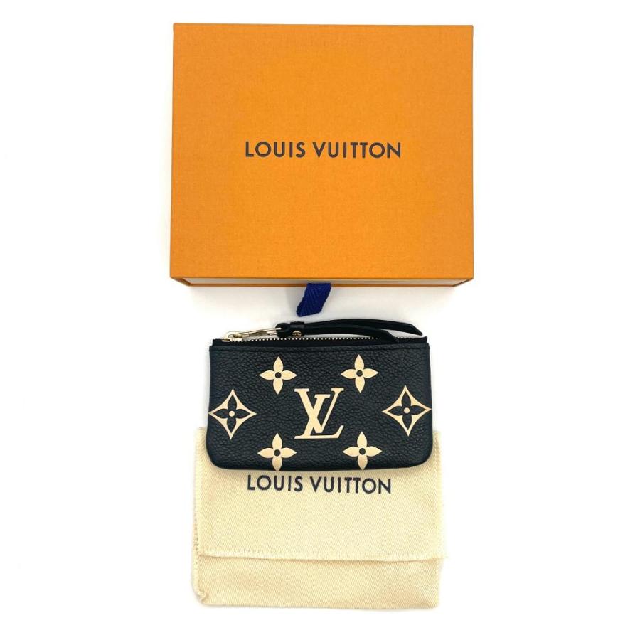 ルイヴィトン LOUIS VUITTON ポシェット クレ ケース モノグラム アンプラント M80885 ノワール TN4214【中古】 LOUIS VUITTON（ルイ・ヴィトン） ポシェット クレ コインケース