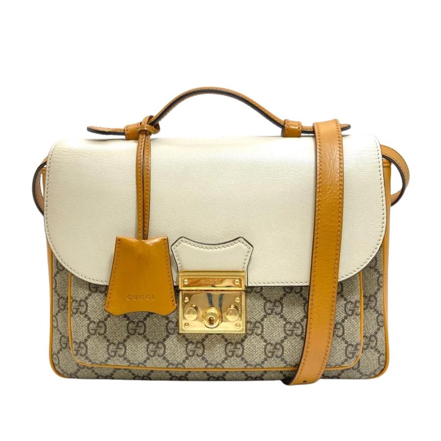GUCCI（グッチ） パドロック ミニ 2Way ショルダーバッグ GGスプリーム