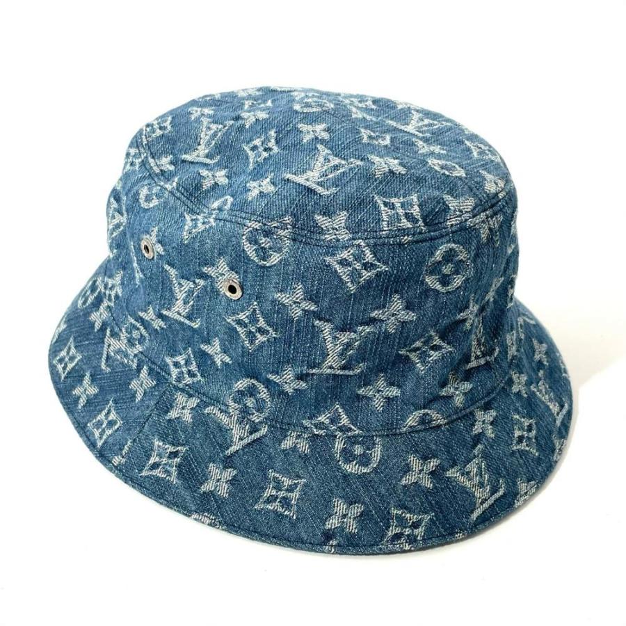 LOUIS VUITTON（ルイ・ヴィトン） ボネ ハット コットン M78773 ブルー