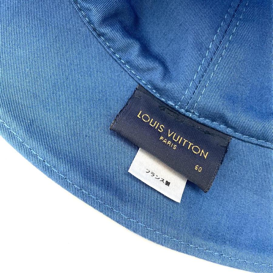 ルイヴィトン LOUIS VUITTON ボネ ハット コットン M78773 ブルー T00261 メンズ【中古】 LOUIS VUITTON（ルイ・ヴィトン） ボネ ハット コットン M78773 ブルー