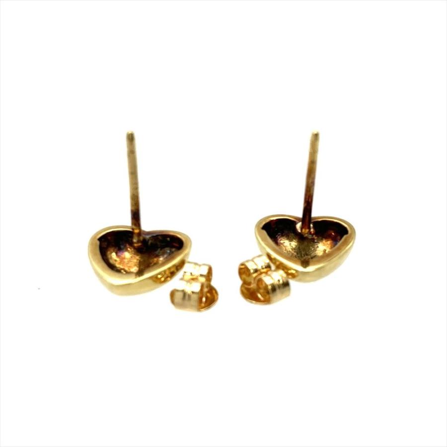 TIFFANY&Co.（ティファニー） ハート ピアス K18YG 3.0g ゴールド