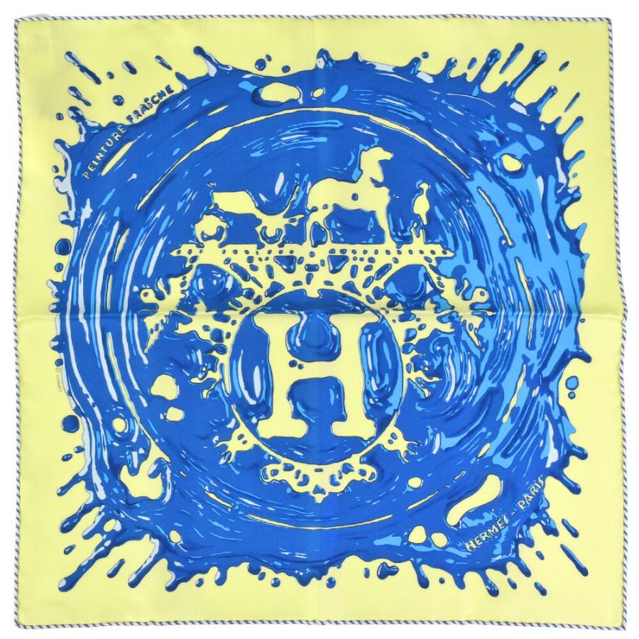 エルメス HERMES ガヴロッシュ カレ45 シルク 100% スカーフ Peinture 