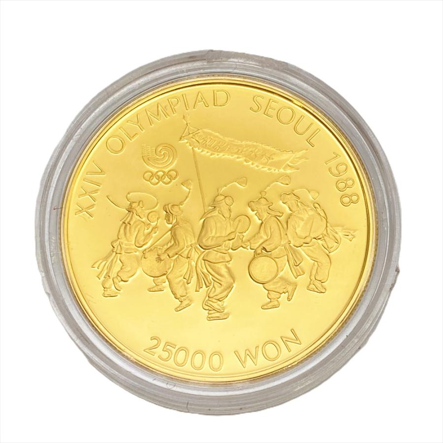 韓国 1988年 ソウルオリンピック記念 25,000ウォン プルーフ金