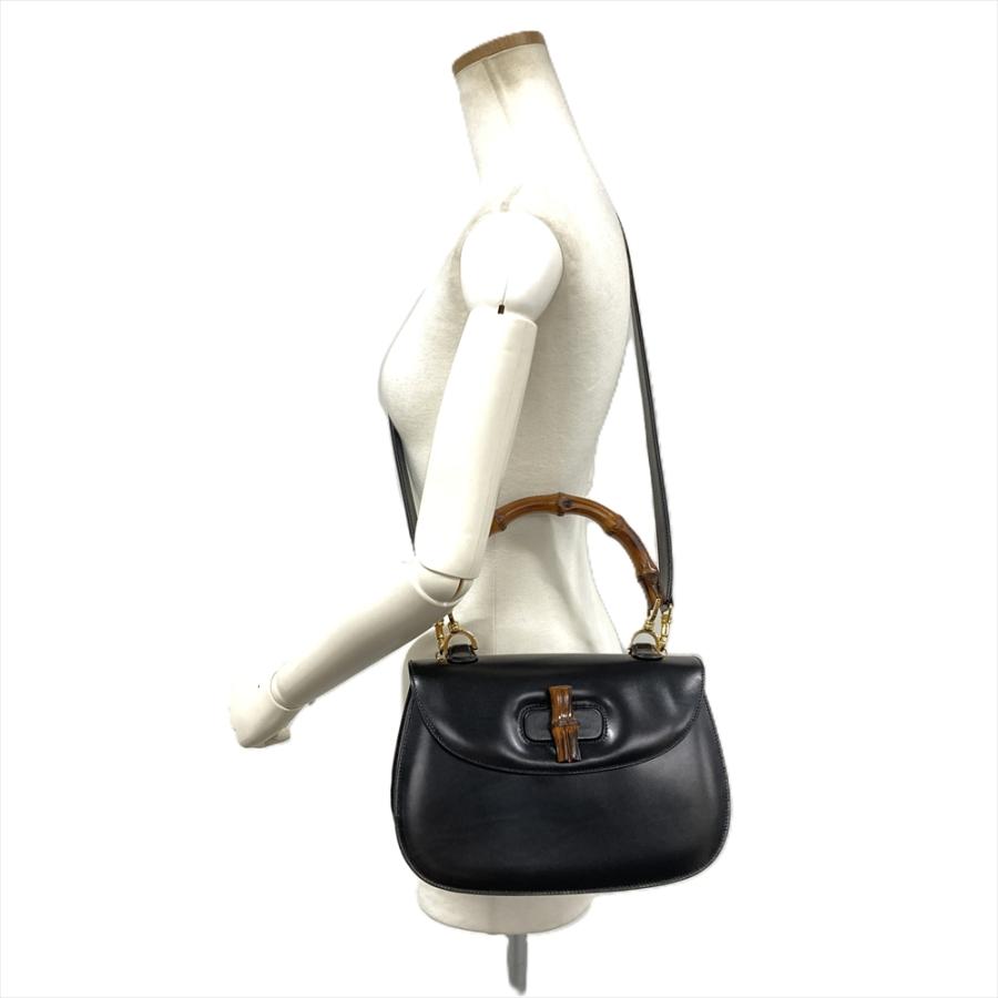 バンブー グッチ GUCCI ハンドバッグ 2WAY レザー 000-12227-0633
