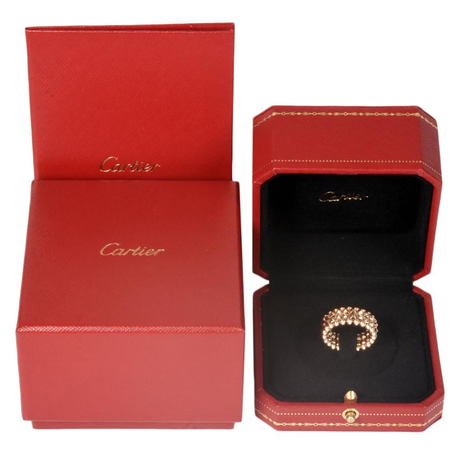 Cartier（カルティエ） クラッシュ ドゥ リング 2ロウ K18PG #53