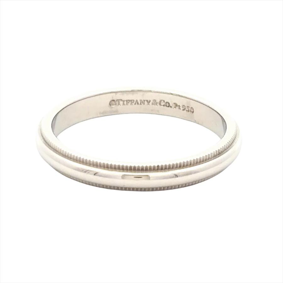 TIFFANY&Co.（ティファニー） ミルグレイン リング 指輪 約17号 Pt950