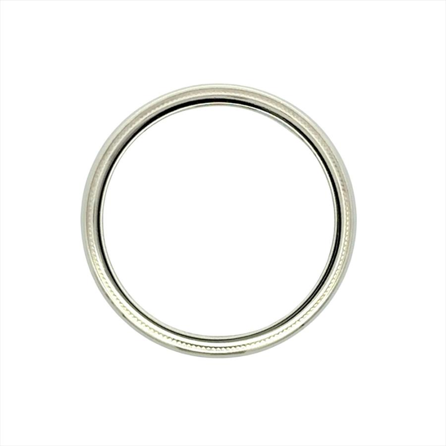 TIFFANY&Co.（ティファニー） ミルグレイン リング 指輪 約17号 Pt950