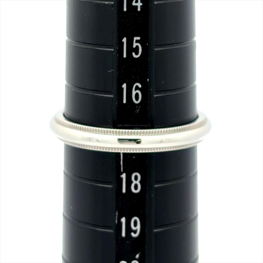 TIFFANY&Co.（ティファニー） ミルグレイン リング 指輪 約17号 Pt950