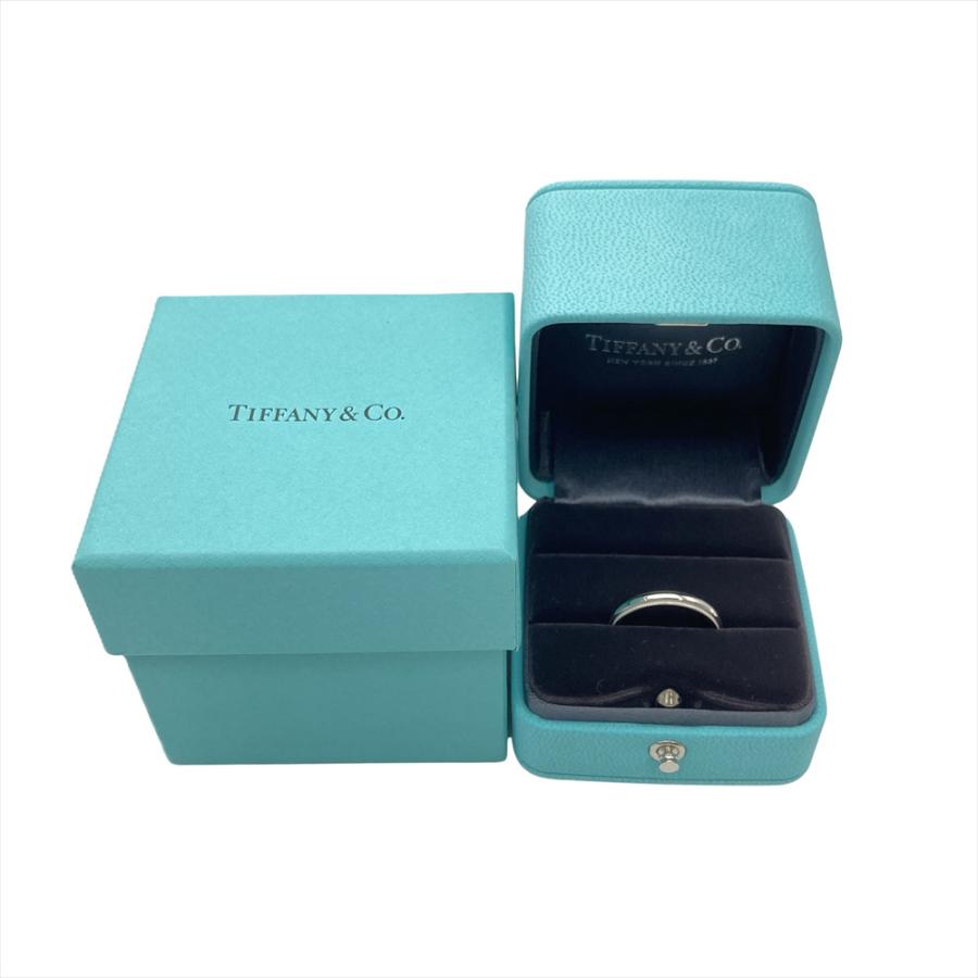TIFFANY&Co.（ティファニー） ミルグレイン リング 指輪 約17号 Pt950