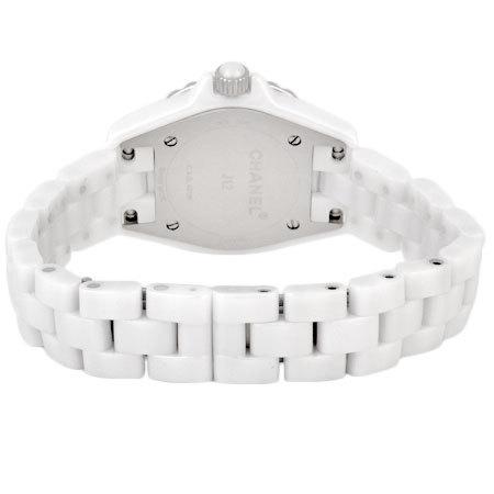 シャネルJ12/H3243クォーツ時計 楽天市場】シャネル CHANEL 腕時計 J12 H3243 ピンクサファイア ベゼル