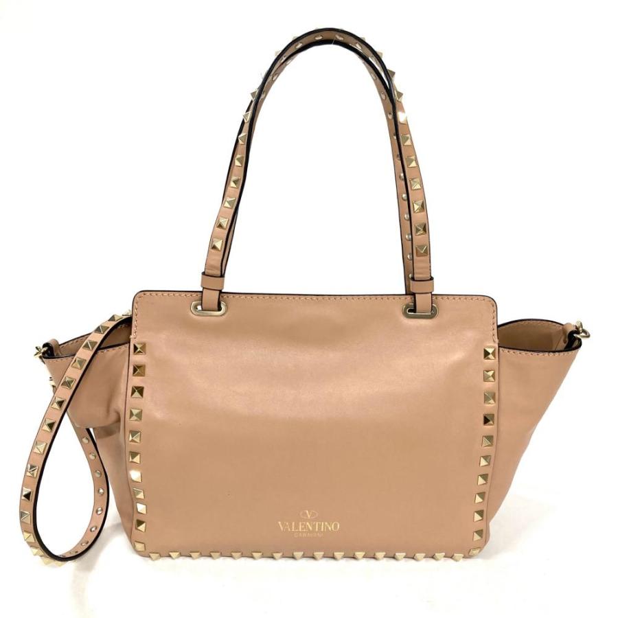 VALENTINO ロックスタッズ　2wayショルダートート org.jpg