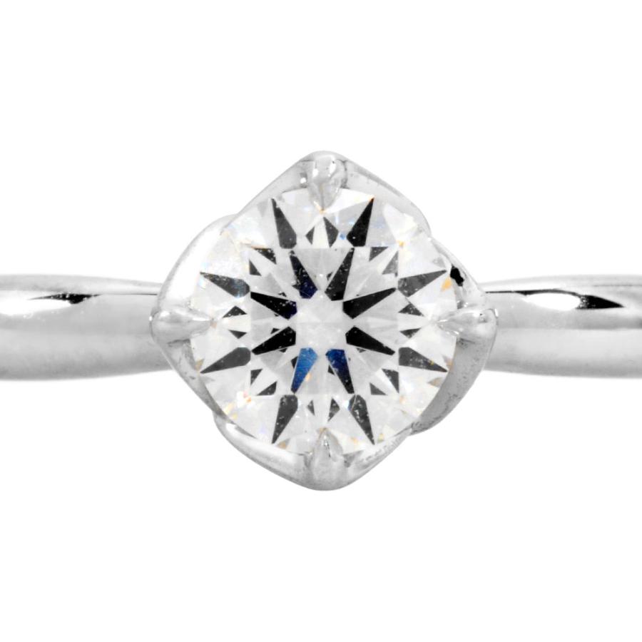俄　結　プラチナリング　ダイヤモンドリング 俄 NIWAKA 結 YUI リング 指輪 ダイヤモンド 0.31ct 約8号 Pt900 3.0g
