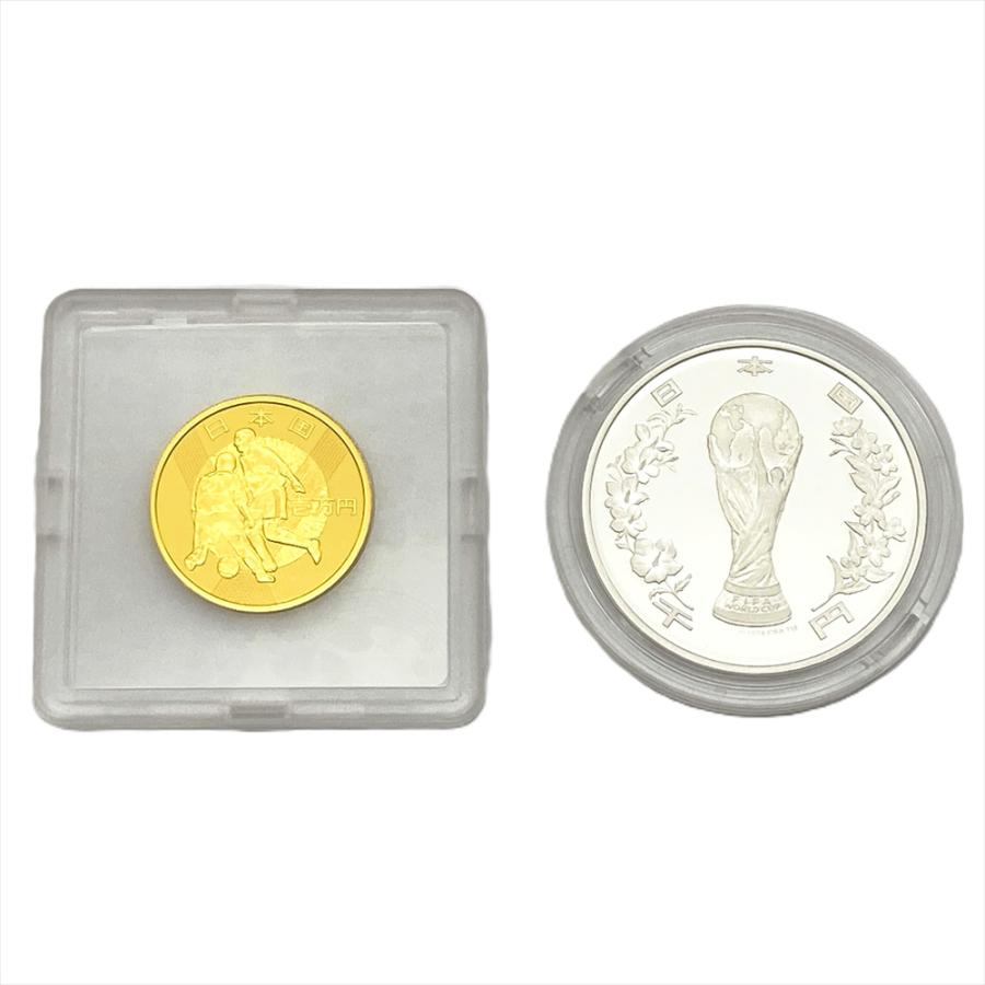 FIFA 日韓ワールドカップ記念 1万円 プルーフ金貨 純金 15.6g 純銀
