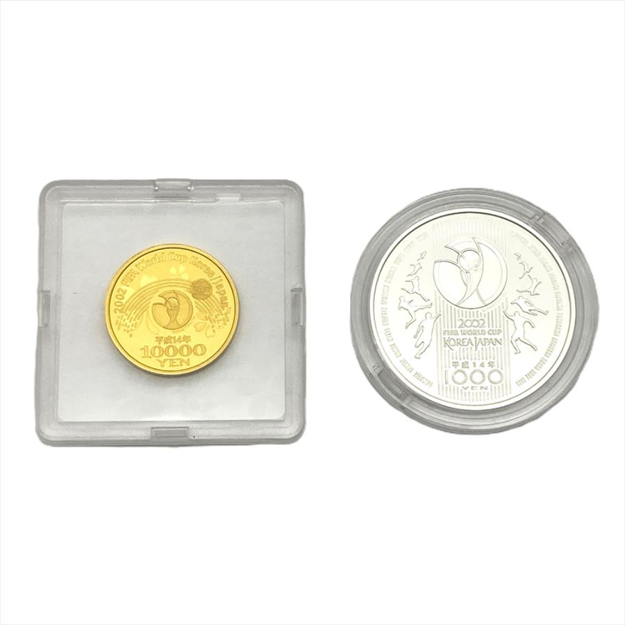 FIFA 日韓ワールドカップ記念 1万円 プルーフ金貨 純金 15.6g 純銀