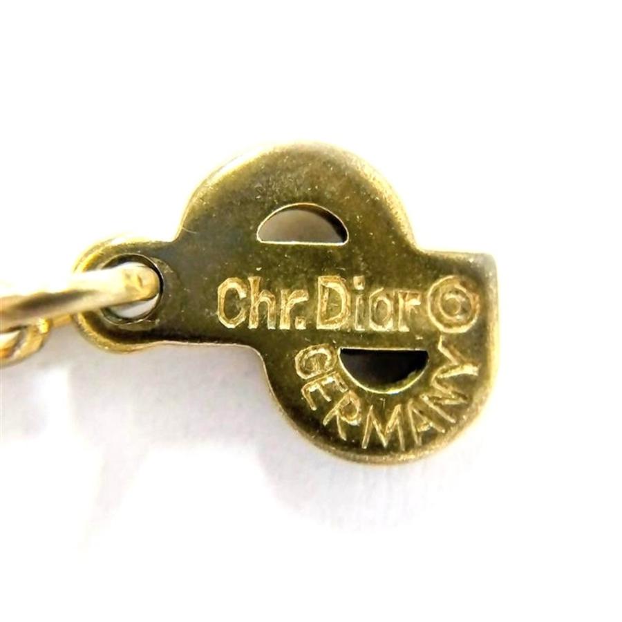 クリスチャンディオール Christian Dior フラワーモチーフ ネックレス