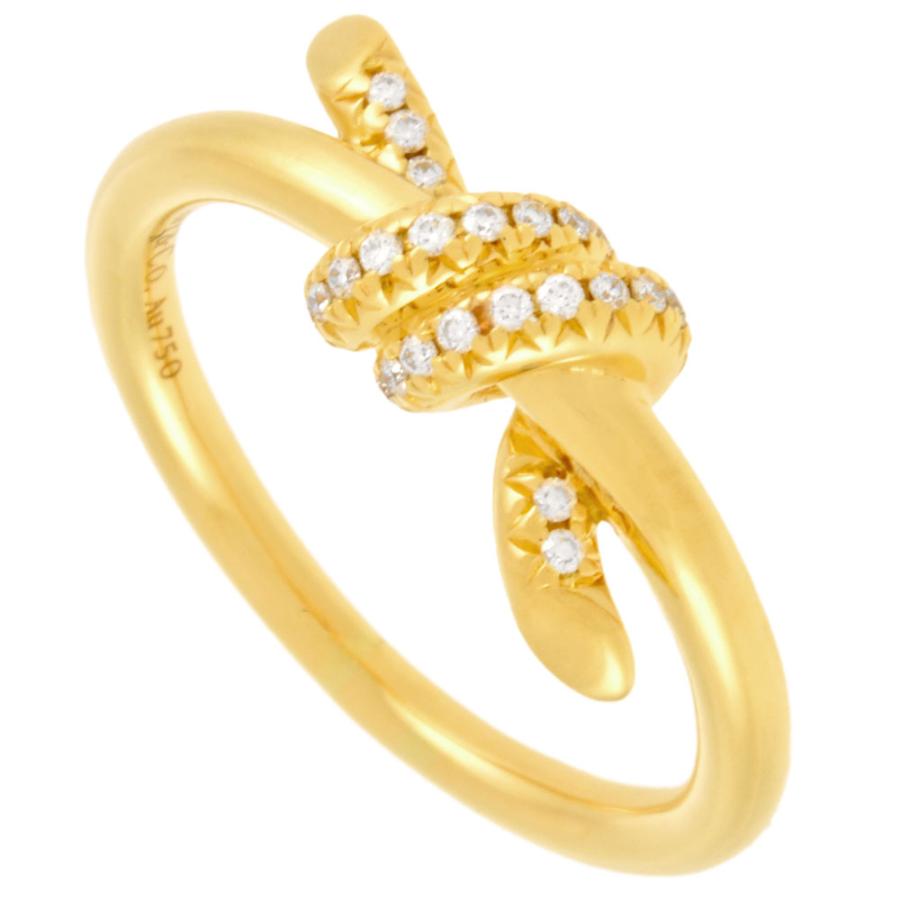 TIFFANY&Co.（ティファニー） ノット リング 指輪 ダイヤモンド 約7号