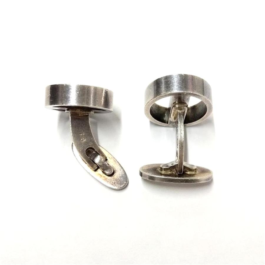   (ジョージ・ジェンセン) シルバー925ボタンカフス ジョージジェンセン Georg Jensen ラウンド 91 カフスボタン