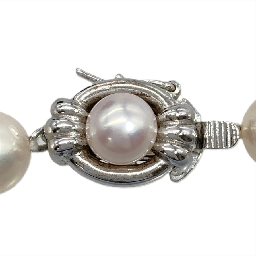 タサキ TASAKI パール 7.5mm-8.0mm ネックレス シルバー 真珠
