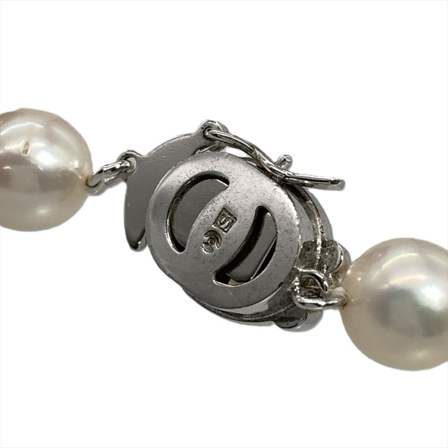 タサキ TASAKI パール 7.5mm-8.0mm ネックレス シルバー 真珠