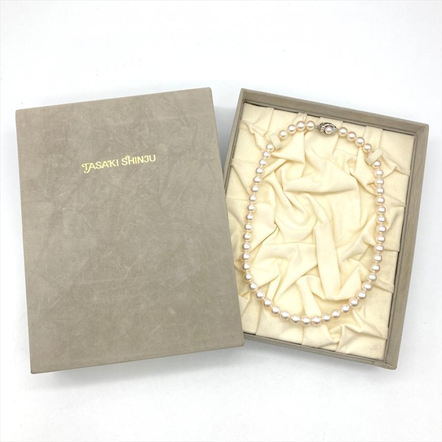 タサキ TASAKI パール 7.5mm-8.0mm ネックレス シルバー 真珠