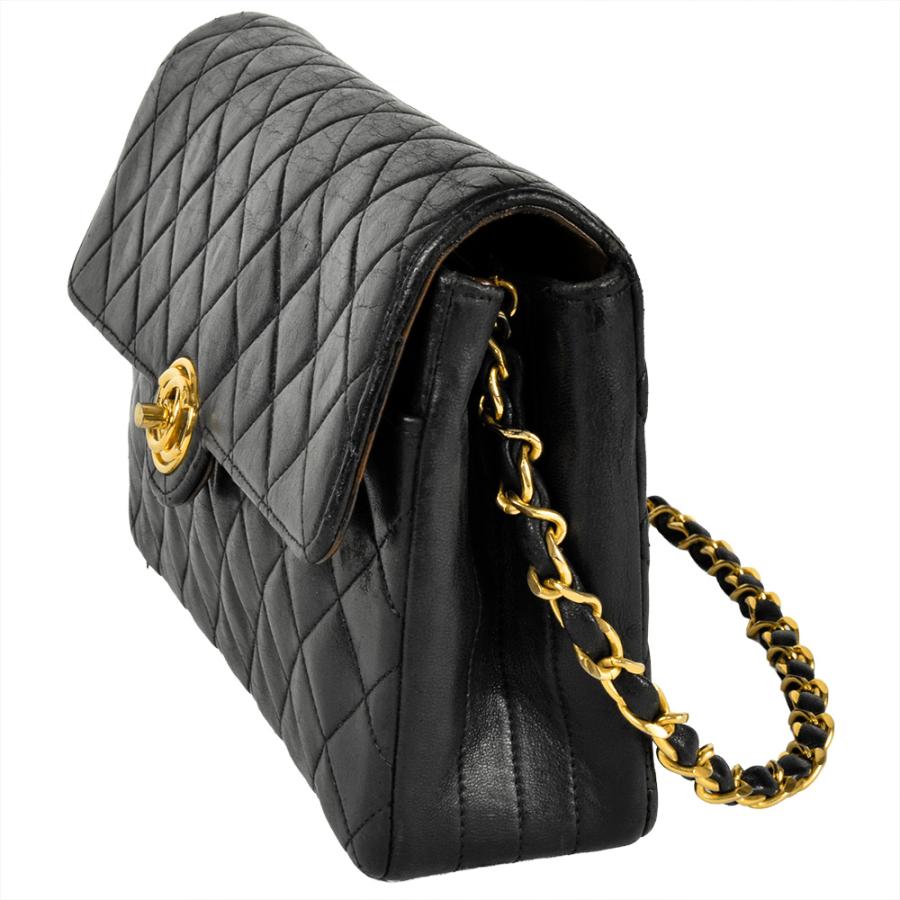 マトラッセ シャネル CHANEL チェーン ショルダーバッグ ラムスキン